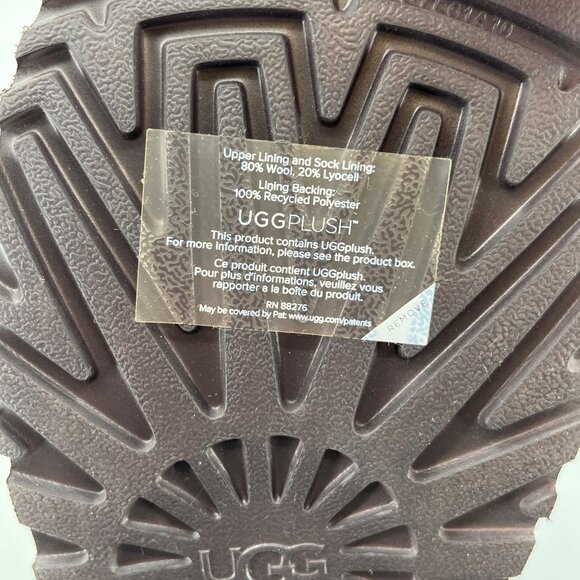 UGG Neumel Classic Suede Boots Size 10 Olive Lace Up Sheepskin Lined - Picture 13 of 15